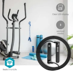 Nedis 2-i-1 Fitness Smart Hopprep med Bluetooth