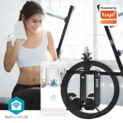 Nedis 2-i-1 Fitness Smart Hopprep med Bluetooth