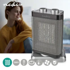 Nedis Keramisk Värmefläkt 1500 W