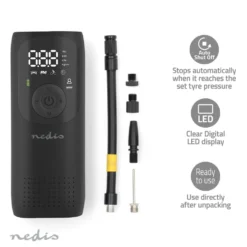 Nedis Laddbar luftkompressor