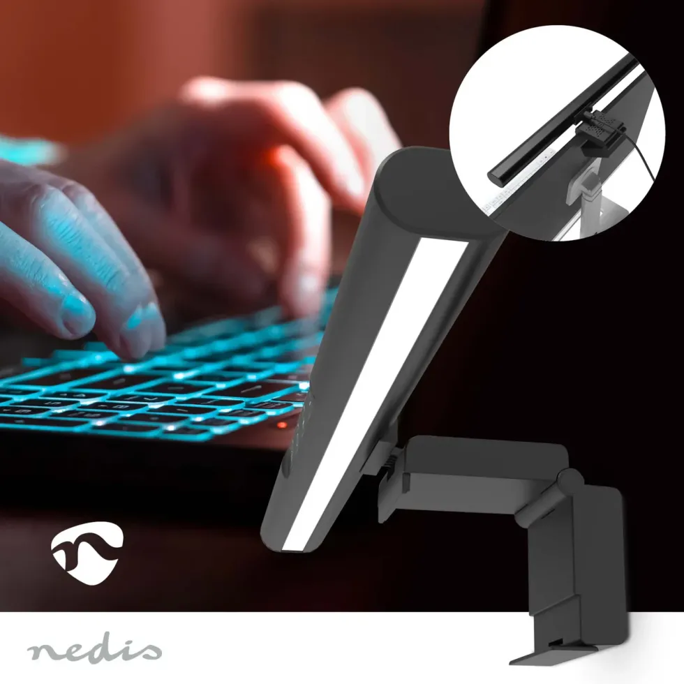 Nedis LED-ljusramp för bildskärm och laptop