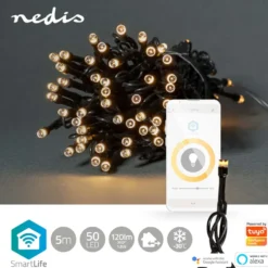 Nedis SmartLife Varmvit Ljusslinga 5 m