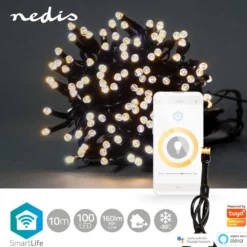 Nedis SmartLife Varmvit Ljusslinga 10 m
