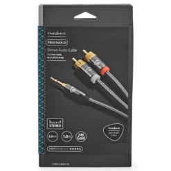 Nedis Stereoljudkabel 3,5 mm till 2x RCA 1 m