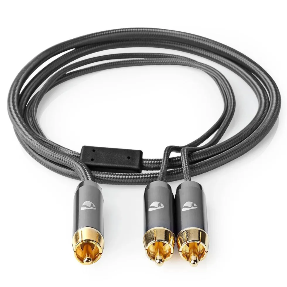 Nedis Subwooferkabel RCA till 2x RCA 3 m