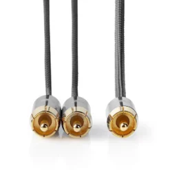 Nedis Subwooferkabel RCA till 2x RCA 3 m