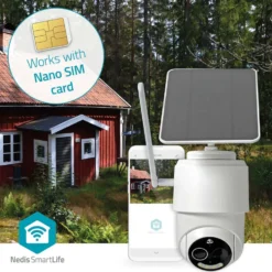 Nedis Utomhuskamera med 4G och solceller