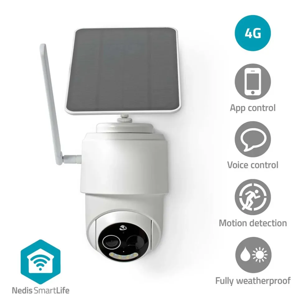 Nedis Utomhuskamera med 4G och solceller