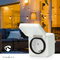 Nedis Zigbee Fjärrströmbrytare för utomhusbruk 3680 W