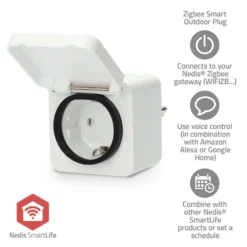 Nedis Zigbee Fjärrströmbrytare för utomhusbruk 3680 W