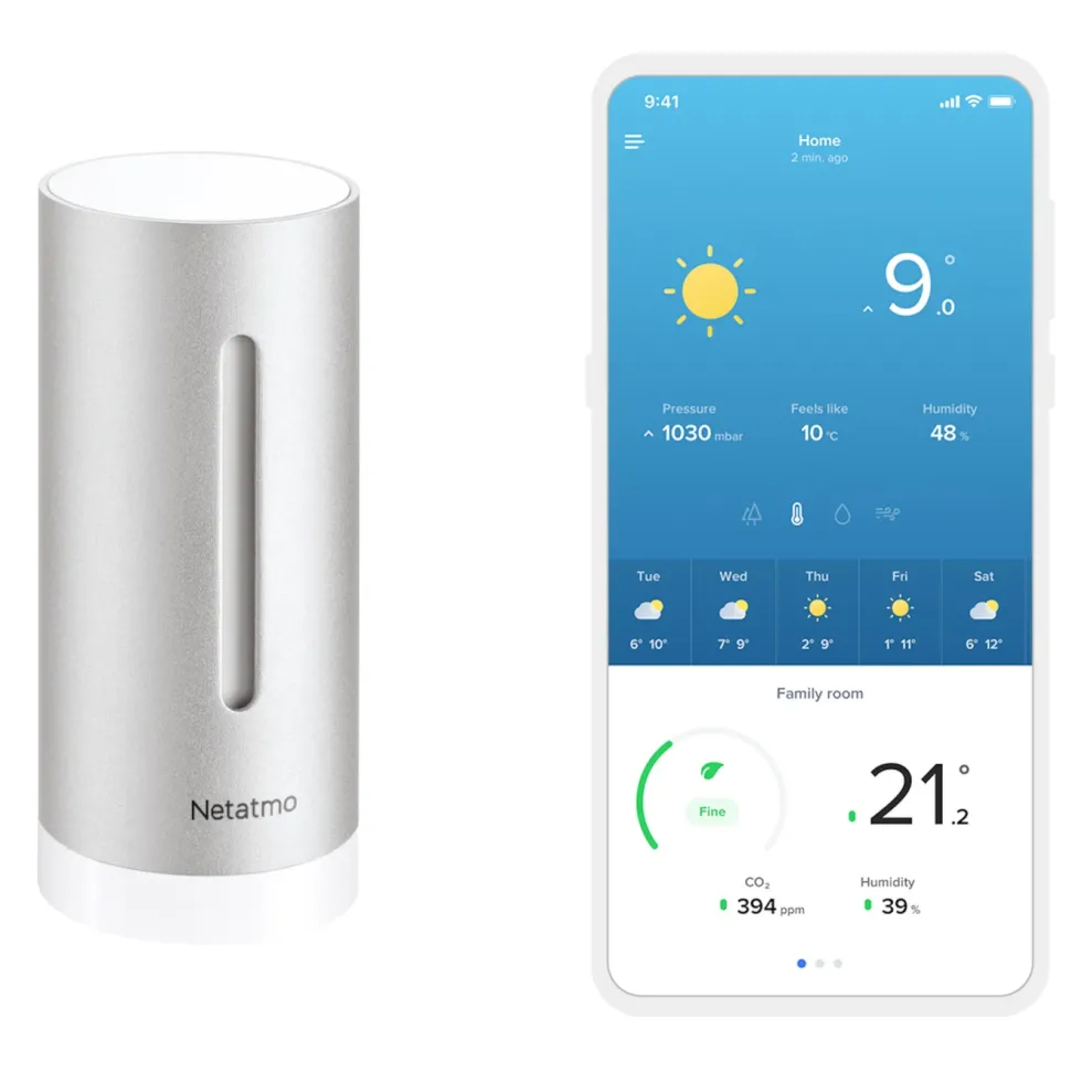 Netatmo Extra Inomhussensor till Netatmo Weather station