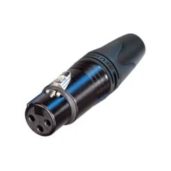 Neutrik XLR-hona Svart