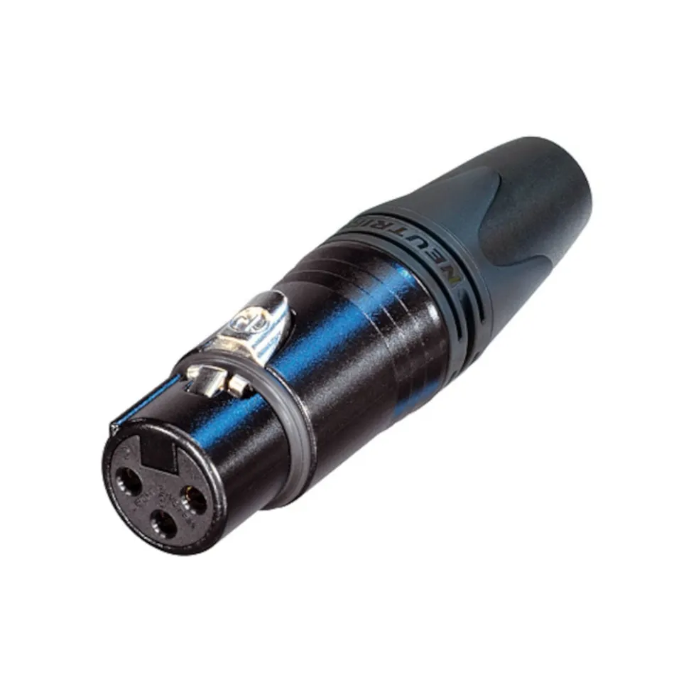 Neutrik XLR-hona Svart