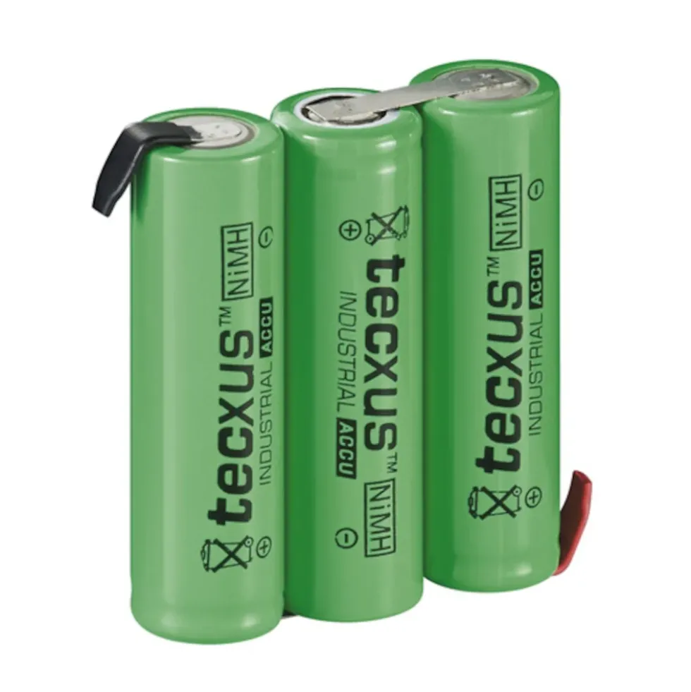 NiMH2 3xAA-batteri 3,6 V 2100 mAh