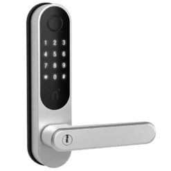 Nimly Touch Pro Elektroniskt dörrlås med fingerläsare Black/Silver