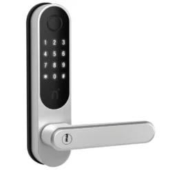 Nimly Touch Pro Elektroniskt dörrlås med fingerläsare Black/Silver