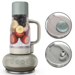 Ninja BlendBoss personlig mixer med resebägare Stone