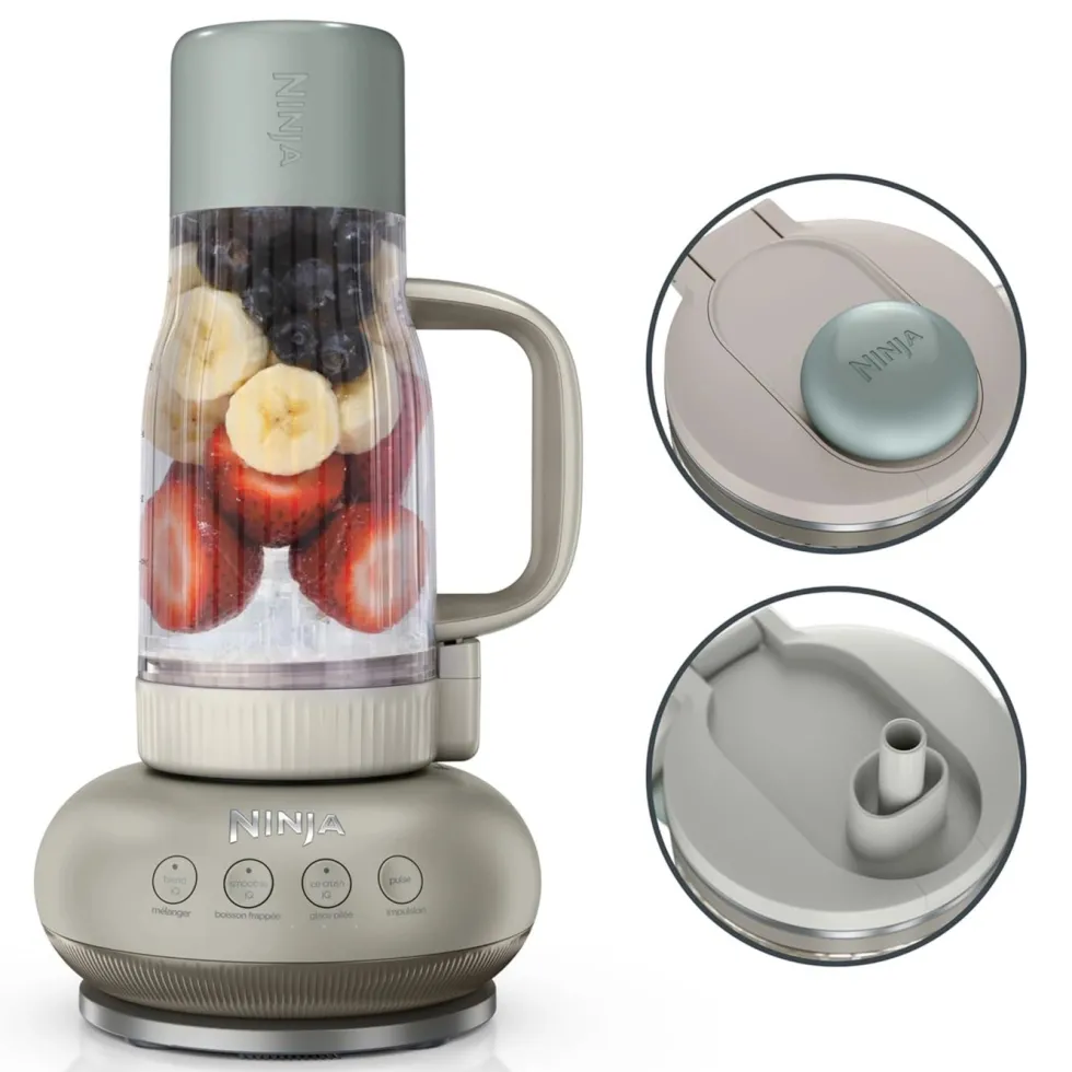 Ninja BlendBoss personlig mixer med resebägare Stone