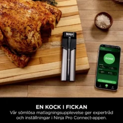 Ninja ProChef trådlös stektermometer Svart/silver
