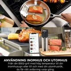 Ninja ProChef trådlös stektermometer Svart/silver