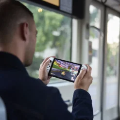 Nintendo Switch (OLED) Spelkonsol 7” Röd/Blå