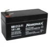 Nordmax Blyackumulator 12 V 1,2 Ah