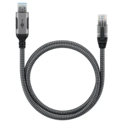 Nätverkskabel med USB-anslutning USB-A 1 m