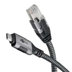Nätverkskabel med USB-anslutning USB-C 2 m