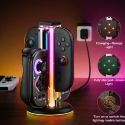 NYXI Zeus laddstation för Nintendo Switch och Switch 2
