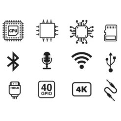 OKdo Radxa Rock 4C+ Enkortsdator med 4 GB RAM