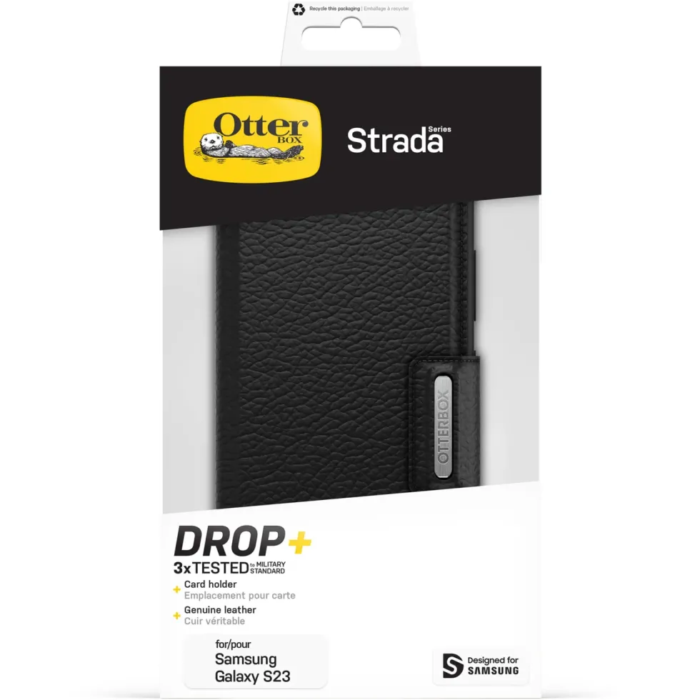 Otterbox Strada Plånboksfodral i läder för Galaxy S23