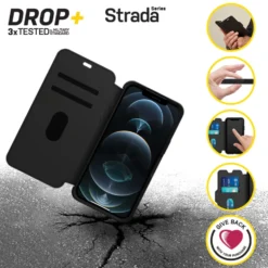 Otterbox Strada Tåligt mobilfodral för iPhone 12 och 12 Pro