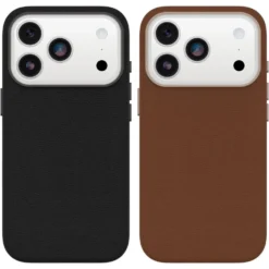 Otterbox Symmetry Cactus Leather Magsafe för iPhone 17 Pro Svart