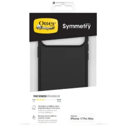 Otterbox Symmetry Magsafe för iPhone 17 Pro Max Svart