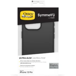 Otterbox Symmetry Magsafe för iPhone 15 Pro Svart