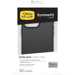 Otterbox Symmetry Magsafe för iPhone 15 Pro Max Svart