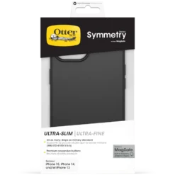 Otterbox Symmetry Magsafe för iPhone 13, 14, 15, 16e och 17e Svart