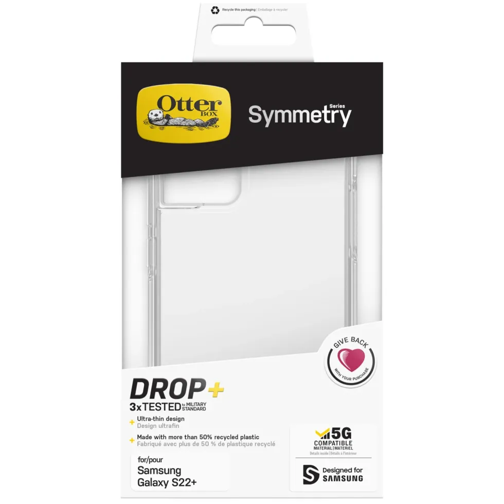 Otterbox Symmetry Skal för Galaxy S22 Plus Transparent