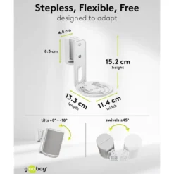 2-pack Högtalarfäste för Sonos Era 100 Vit