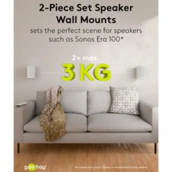 2-pack Högtalarfäste för Sonos Era 100 Vit