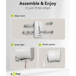 2-pack Högtalarfäste för Sonos Era 300 Vit