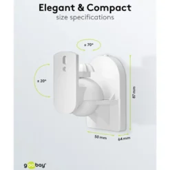 2-pack Högtalarfäste Vit
