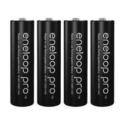 Panasonic Eneloop Pro Laddningsbara AA-batterier 2500 mAh 4-pack
