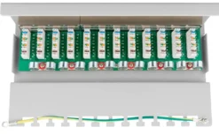 Patchpanel 12 portar Cat. 6