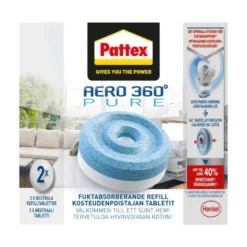 Pattex Aero 360° tablett 2-pack