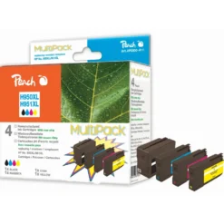 Peach Bläckpatron motsvarar HP 950XL och 951XL 4-pack