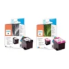 Peach Bläckpatron motsvarar HP 300XL 2-pack