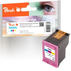 Peach Bläckpatron motsvarar HP 305XL Färg