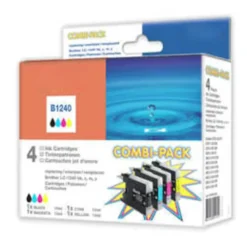 Peach LC1240 Bläckpatron 4-pack