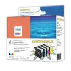 Peach LC1280XL Bläckpatron 4-pack